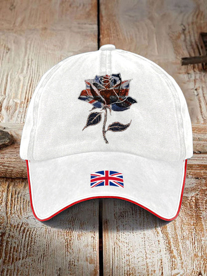 Unisex UK Flag Art Printed Hat