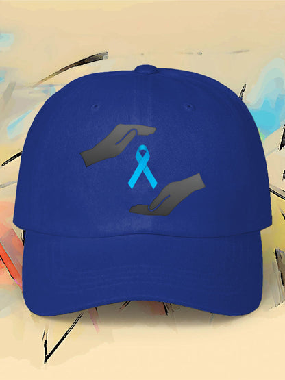 Prostate cancer blue ribbon neutral hats