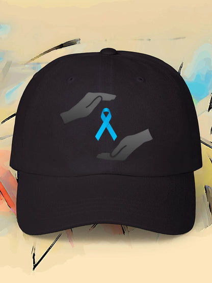 Prostate cancer blue ribbon neutral hats