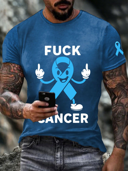 Men's fuck cancer t-shirts