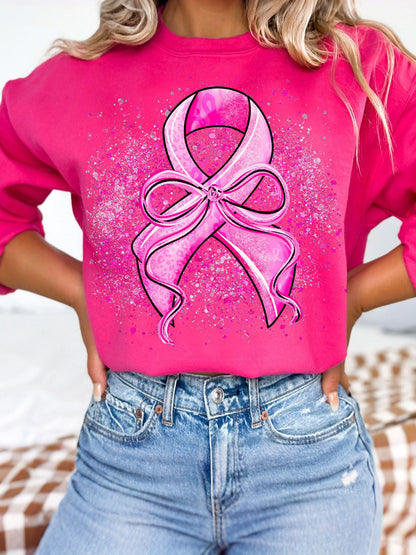 Women's Breast Cancer Awareness Pink Ribbon Sweatshirts