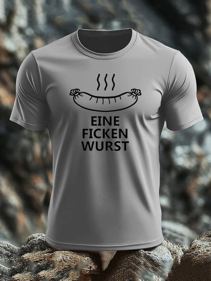 Men's Veteran imitation cotton short-sleeved T-shirt