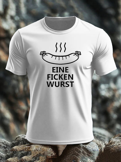 Men's Veteran imitation cotton short-sleeved T-shirt