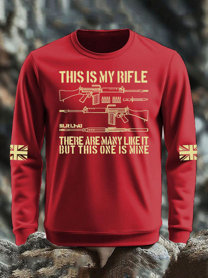 Men's British Veteran Printed sweater