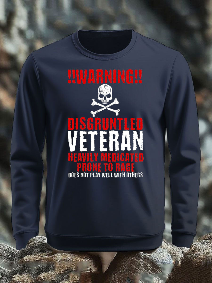 Men's British Veteran Printed sweater