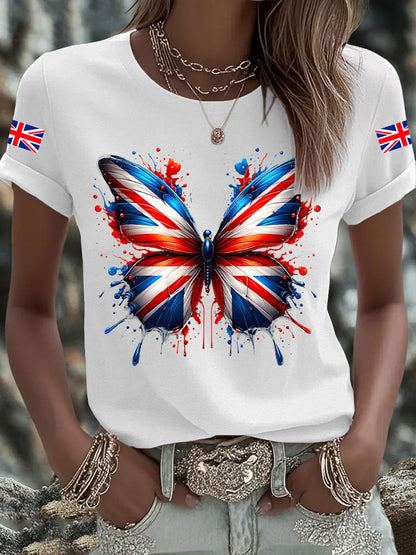 Men's UK Flag Printed T-shirt
