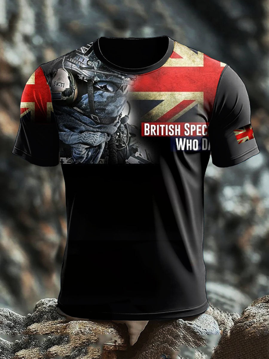 Men's British Veteran short sleeves t-shirt