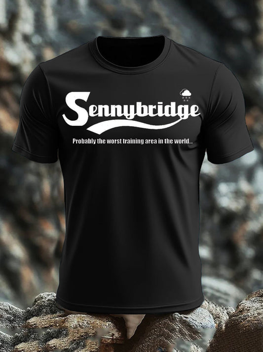 Men's British Veteran imitation cotton short-sleeved T-shirt