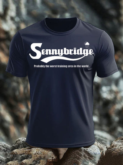 Men's British Veteran imitation cotton short-sleeved T-shirt