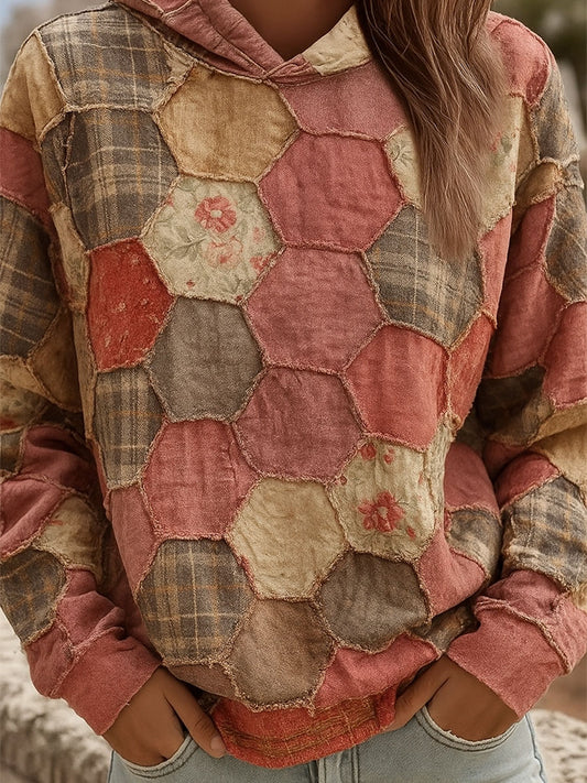 Women's Breast Cancer Awareness Flowers Sweatshirt