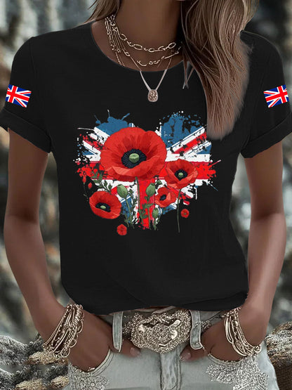 Men's UK Flag Printed T-shirt
