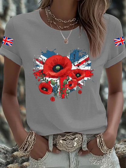 Men's UK Flag Printed T-shirt
