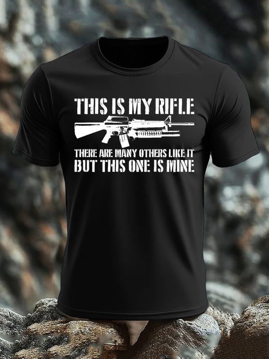 Men's British Veteran imitation cotton short-sleeved T-shirt