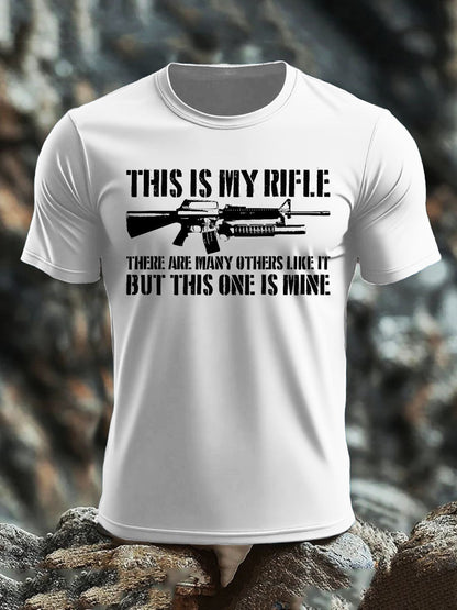 Men's British Veteran imitation cotton short-sleeved T-shirt