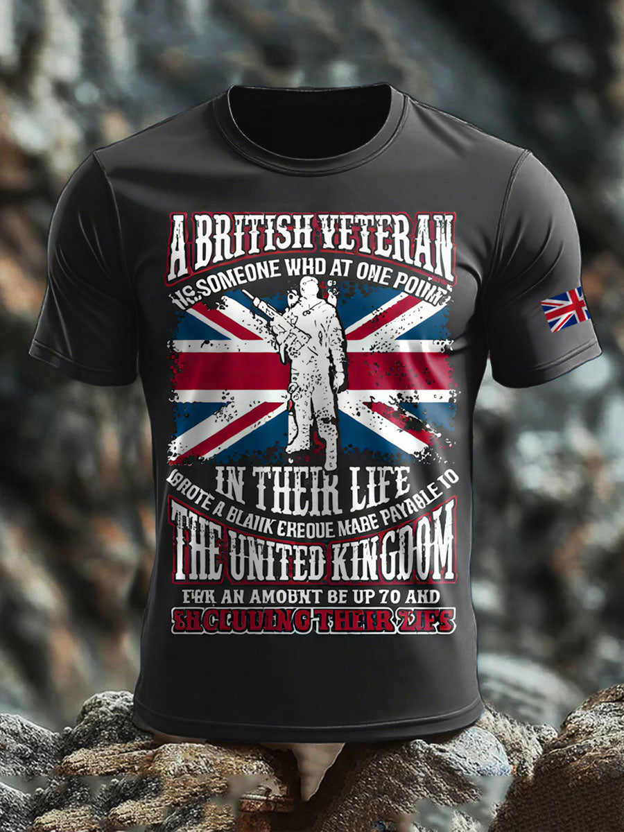 Men's British Veteran short sleeves t-shirt