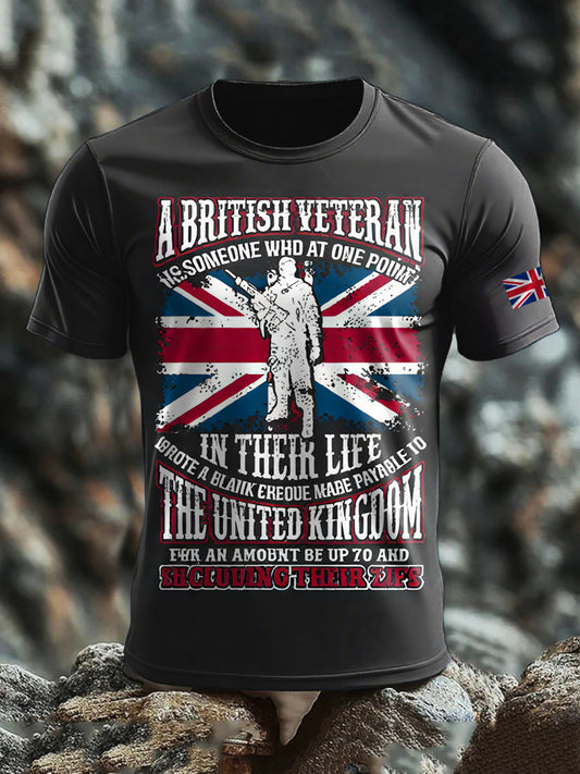 Men's British Veteran short sleeves t-shirt