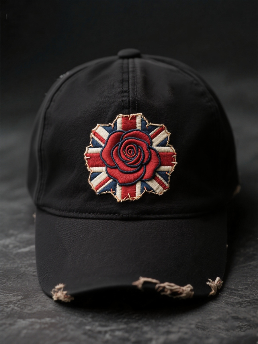 Unisex  British Rose Printed Hat