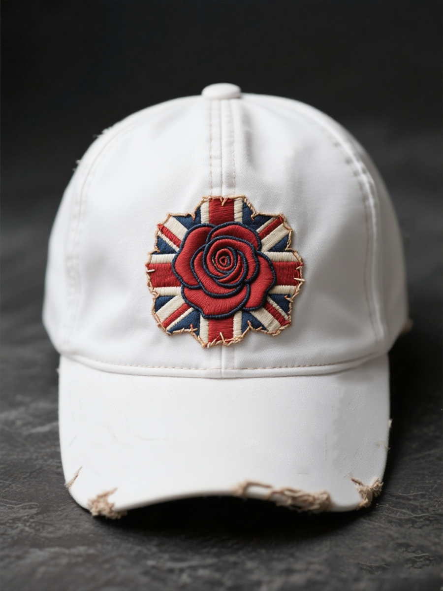 Unisex  British Rose Printed Hat
