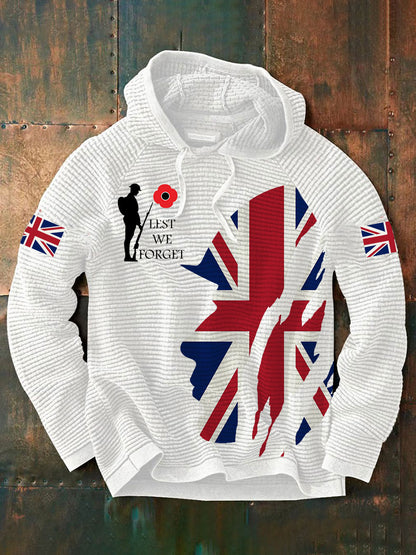 Men's Remembrance Day Lest We Forget Hoodie