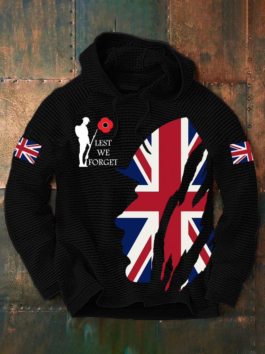 Men's Remembrance Day Lest We Forget Hoodie