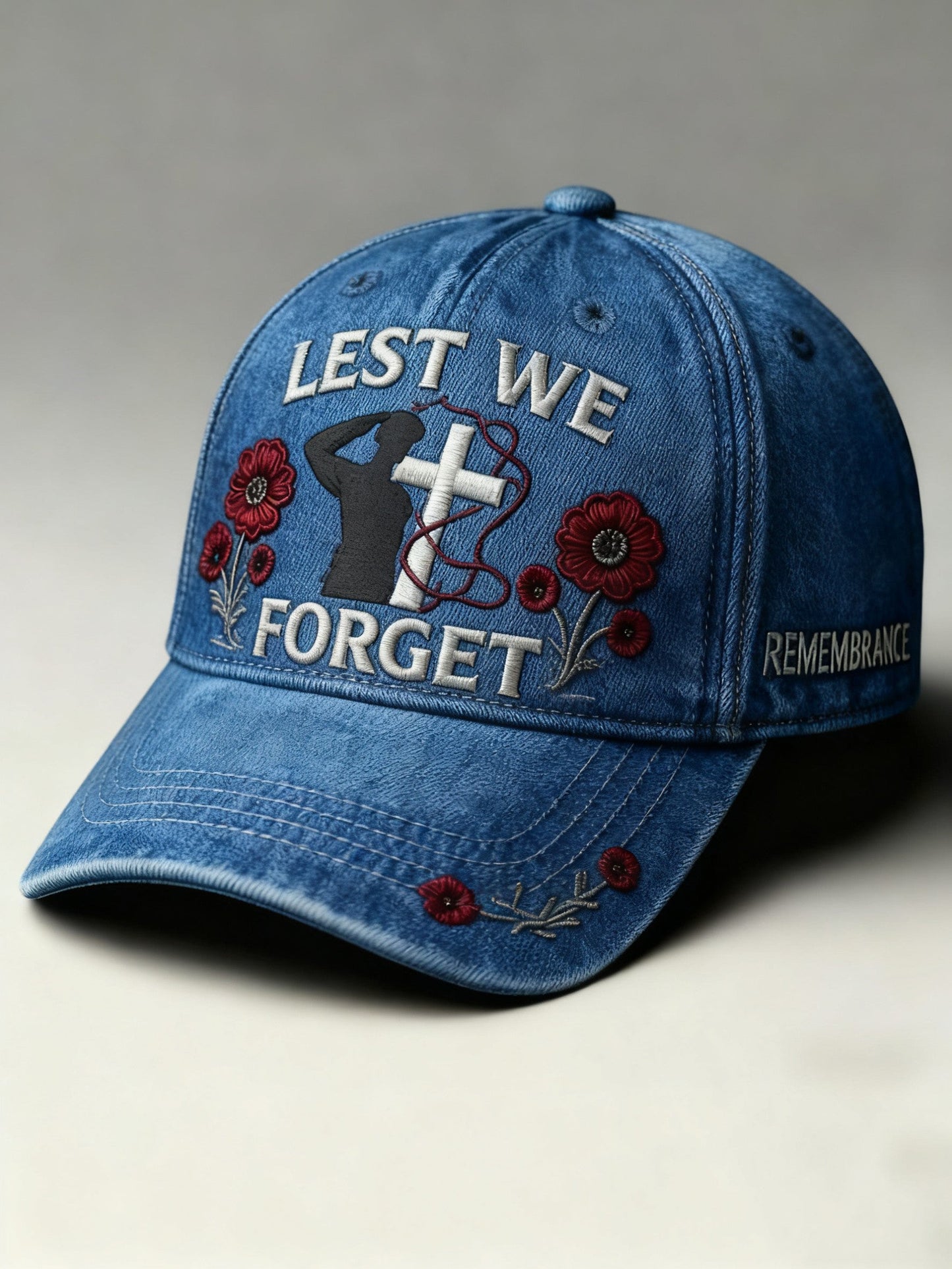Remembrance Day Lest We Forget Cap