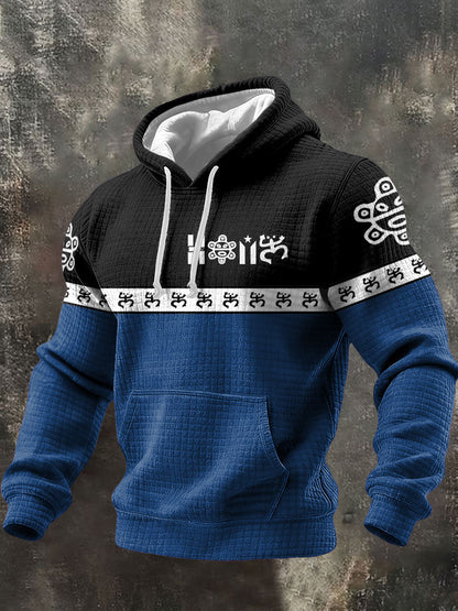 Męska bluza z kapturem Taino Art Proud z nadrukiem