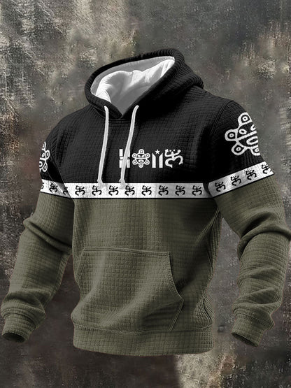 Męska bluza z kapturem Taino Art Proud z nadrukiem