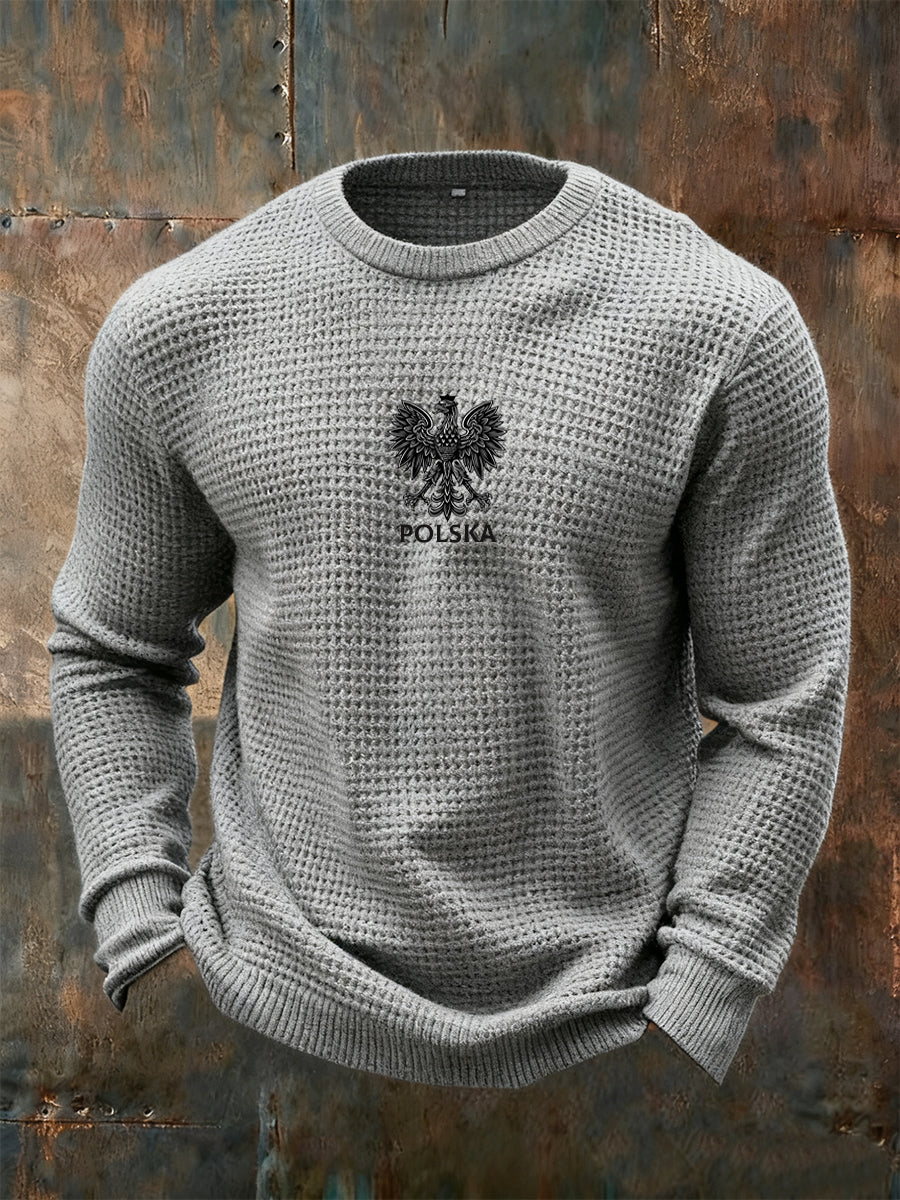 Męskie Vintage Fashion Casual z długim rękawem