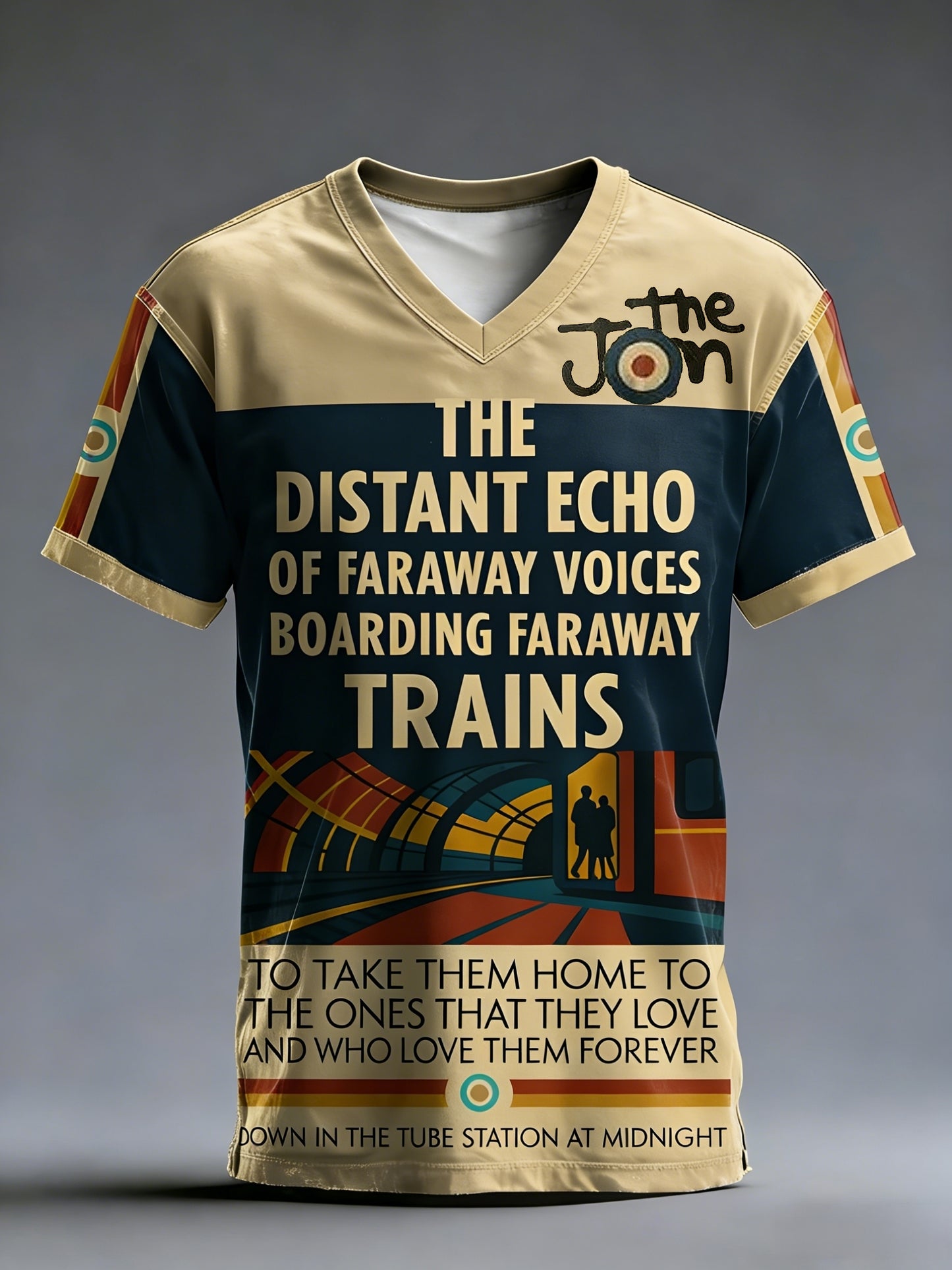 Męska retro punkowa muzyka Modfather Paul Weller z nadrukiem T-Shirt