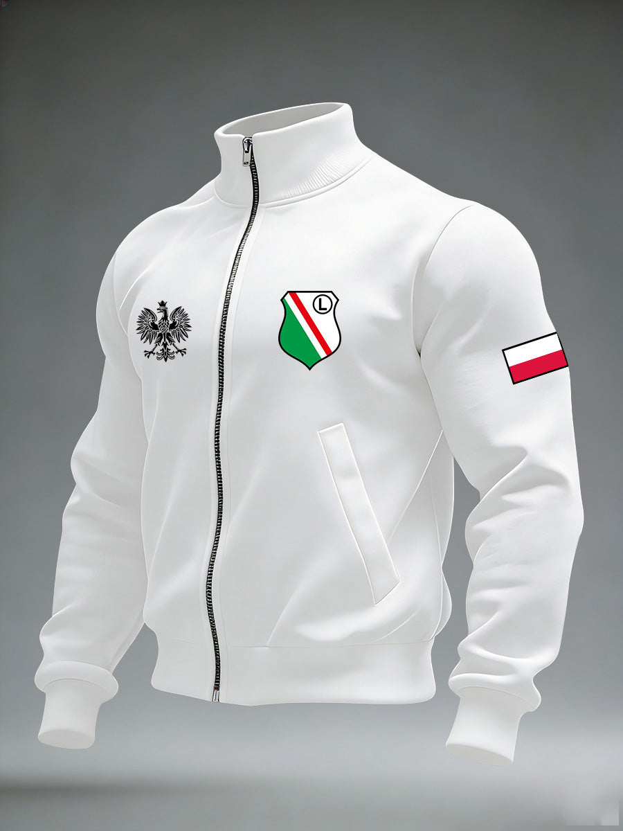 Męska kurtka z nadrukiem pamiątkowy Legia Warszawa Polska