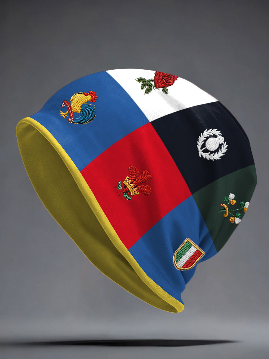 Unisex 6 Nations Rugby Art Printed Hat