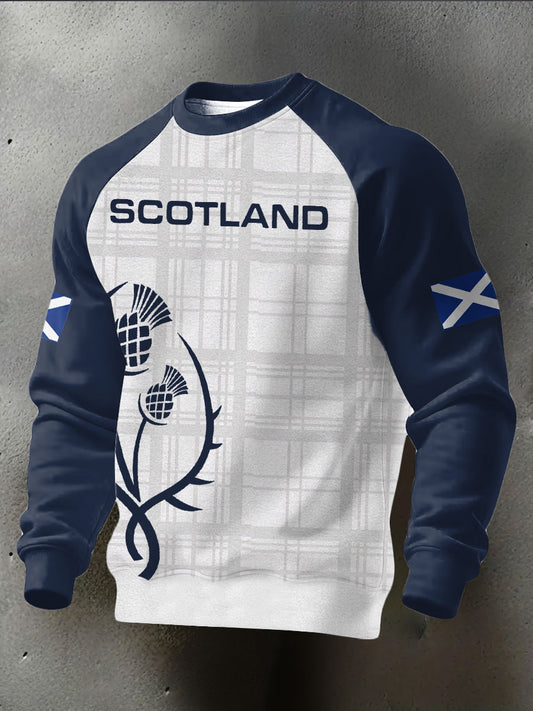 Men's Scotland Rugby Lover Printed Sweatshirt