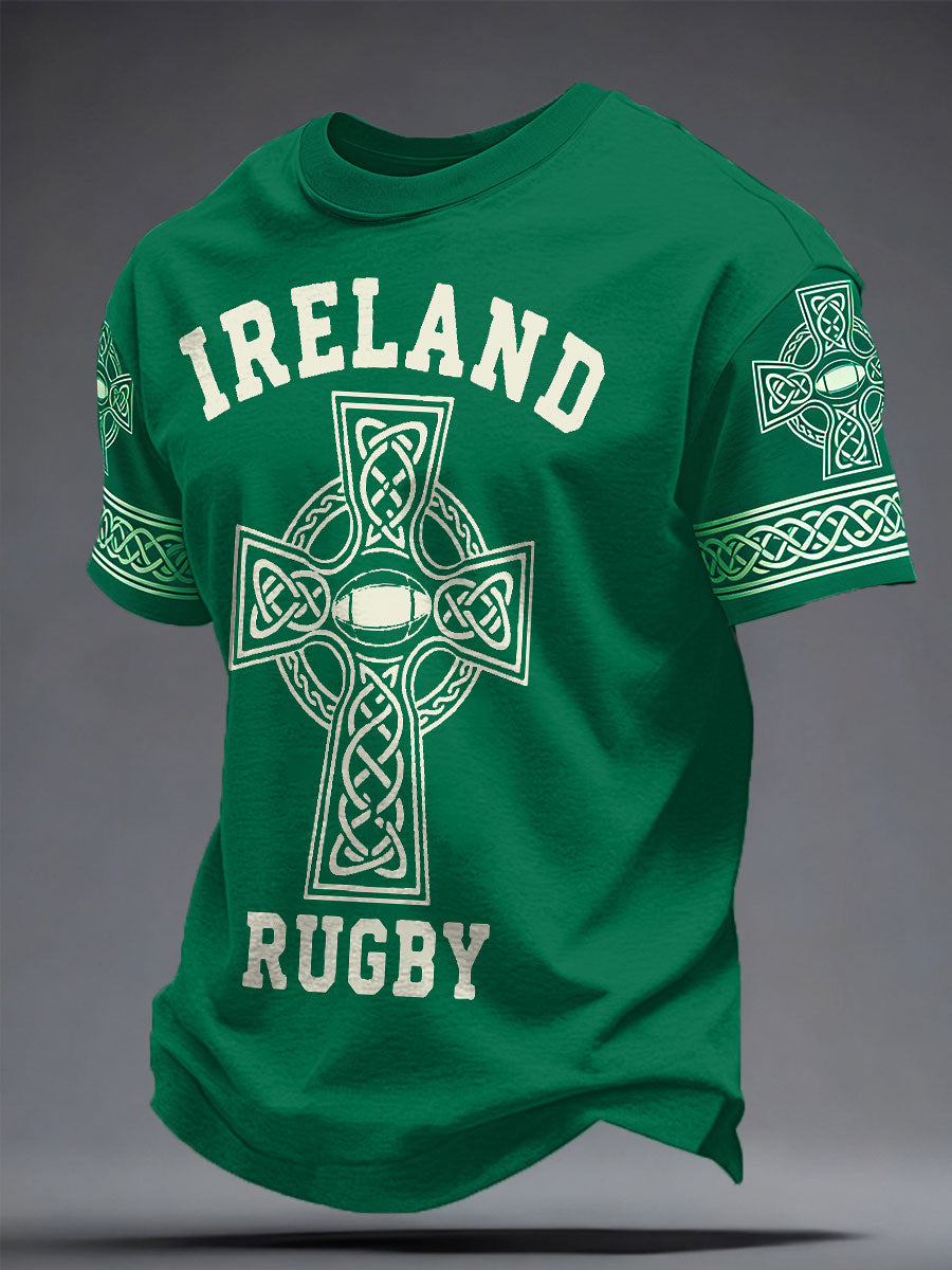 Men's Ireland Rugby Lover Printed T-shirt