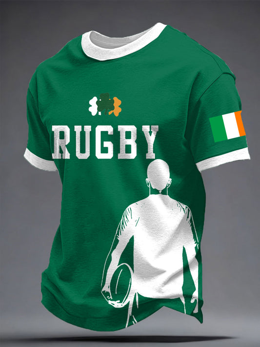 Men's Ireland Rugby Lover Printed T-shirt