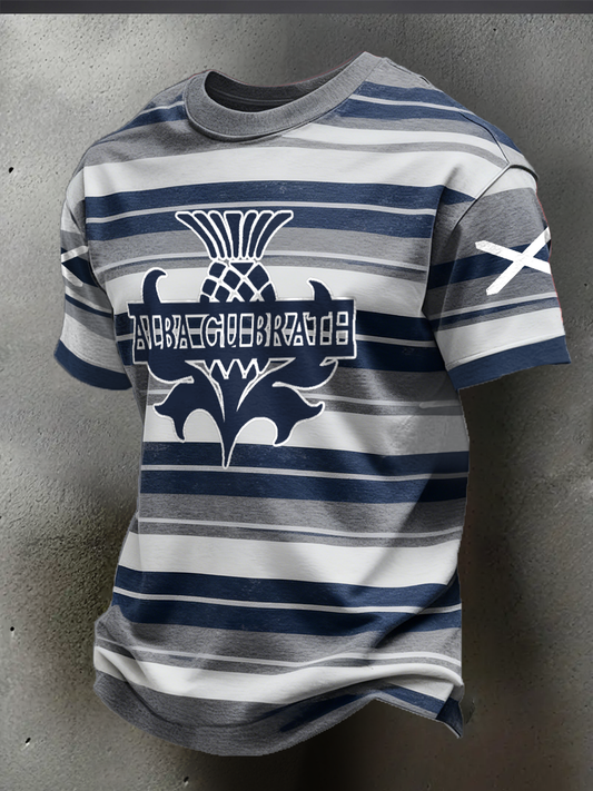 Men's Scotland Rugby Lover Printed T-shirt
