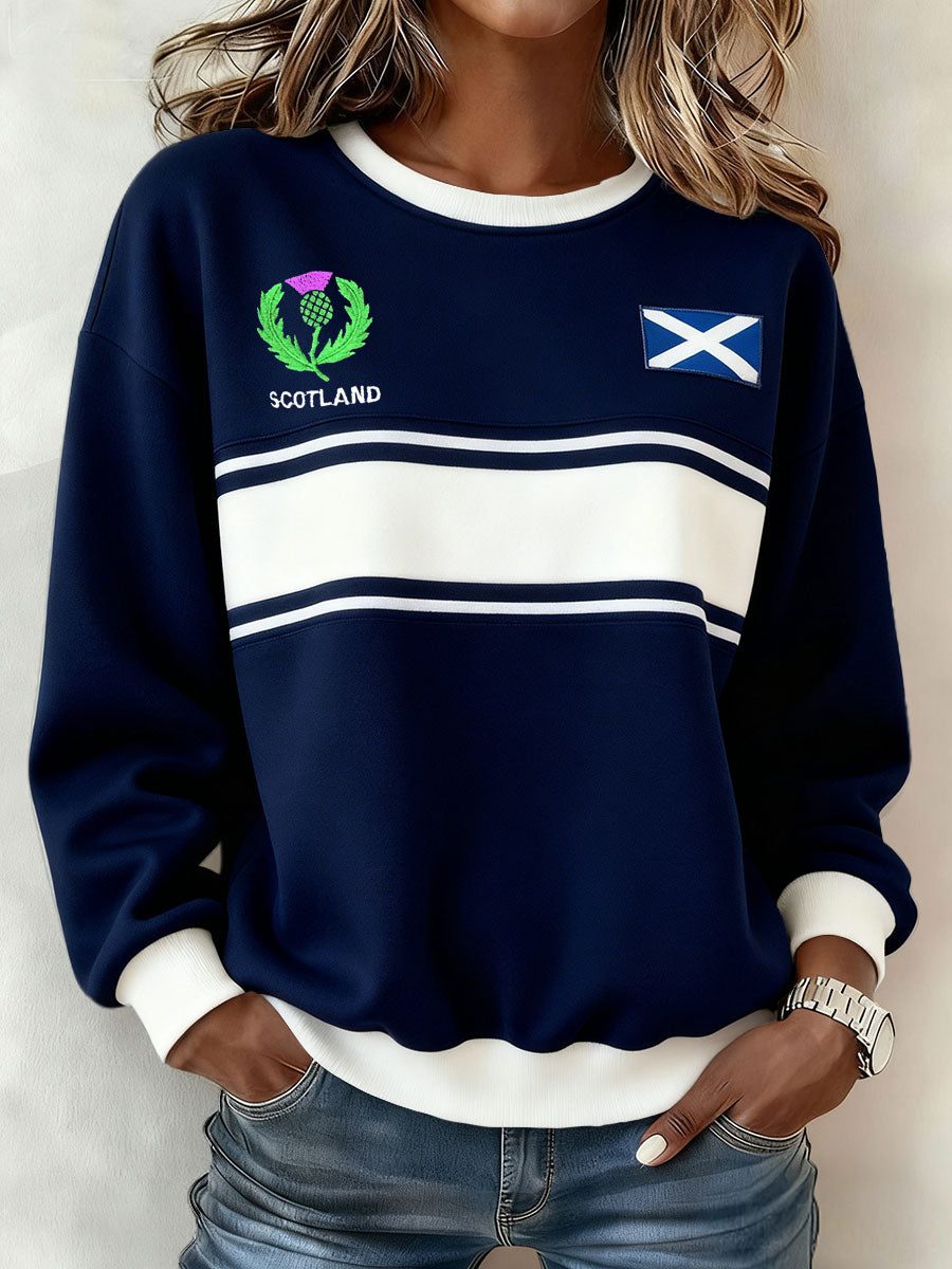 Women's Scotland Rugby Lover Printed Sweatshirt