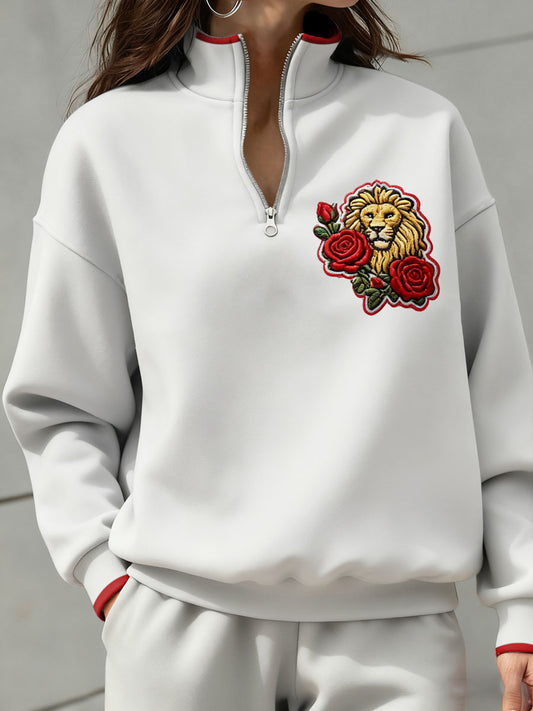 Women's England Rugby Lover Printed Sweatshirt