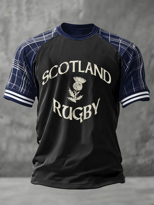 Men's Scotland Rubgy Lover Printed T-shirt