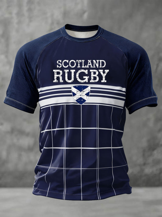 Men's Scotland Rubgy Lover Printed T-shirt