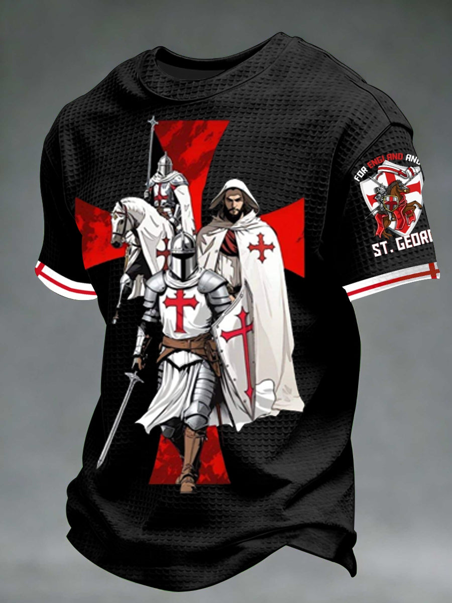 Men's St George's Day Waffle Short Sleeve Tee