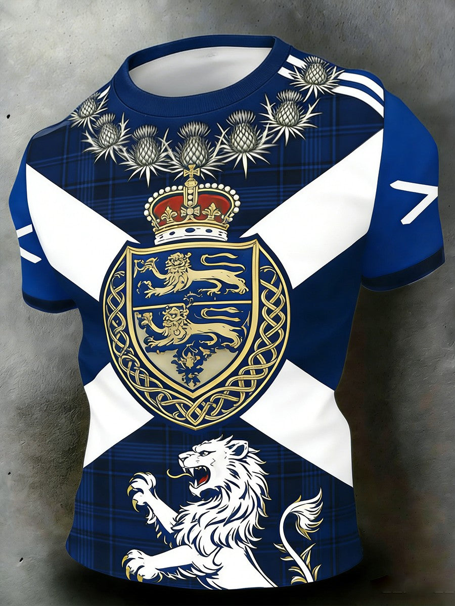 Unisex  Scotland We'll Be Coming 2026 Football Lover  Printed T-shirt