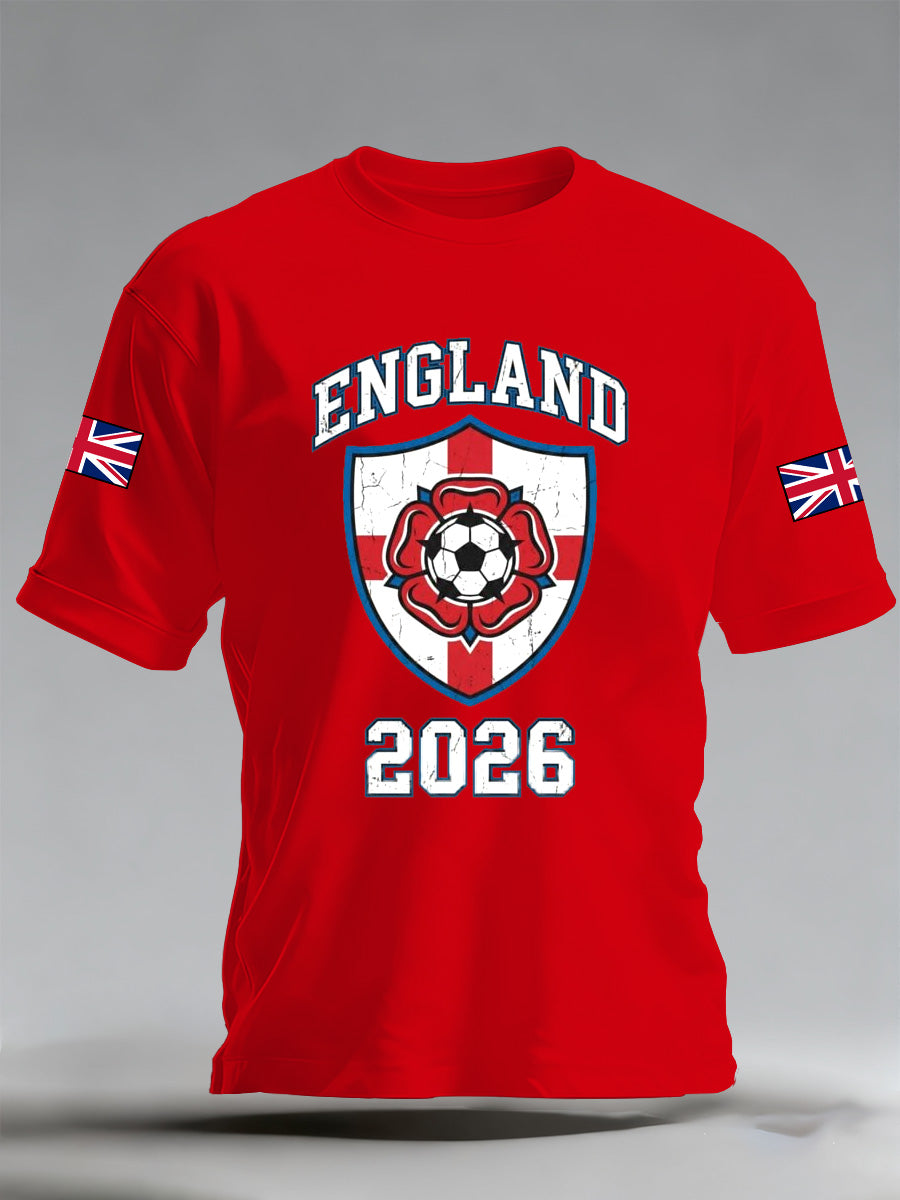 Men's 2026 Uk Support Printed Fan T-Shirt