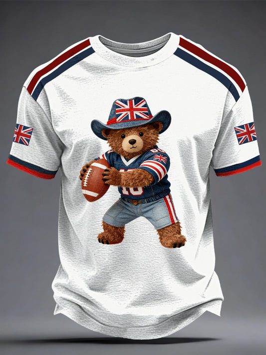 Men's British Rugby Printed T-shirt