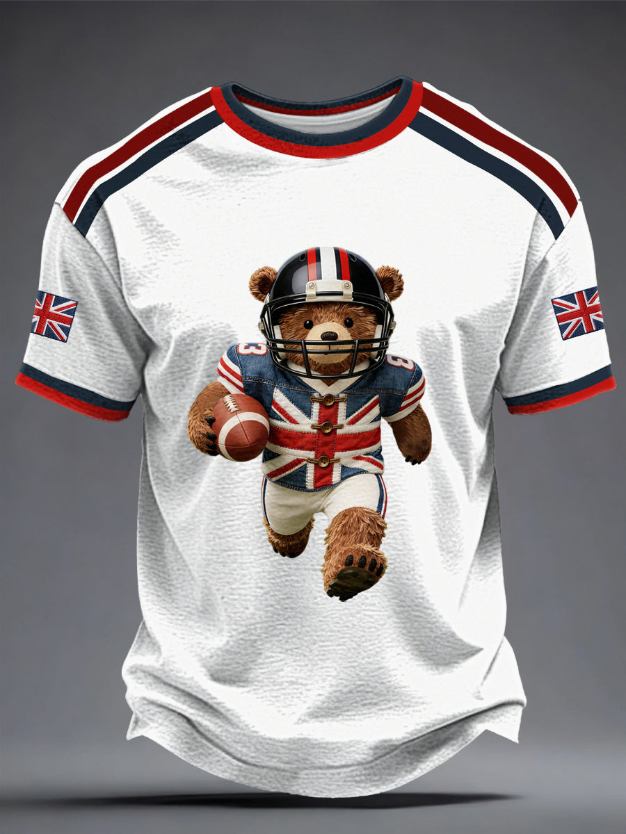 Men's British Rugby Printed T-shirt