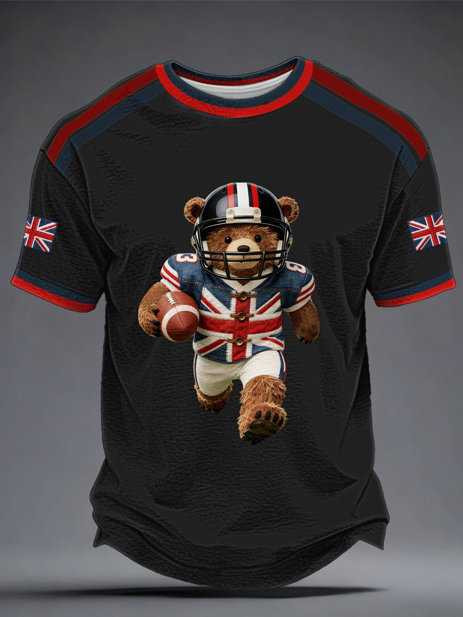Men's British Rugby Printed T-shirt