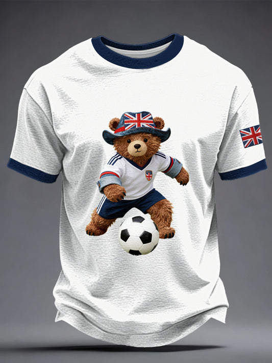 Men's British football Printed T-shirt