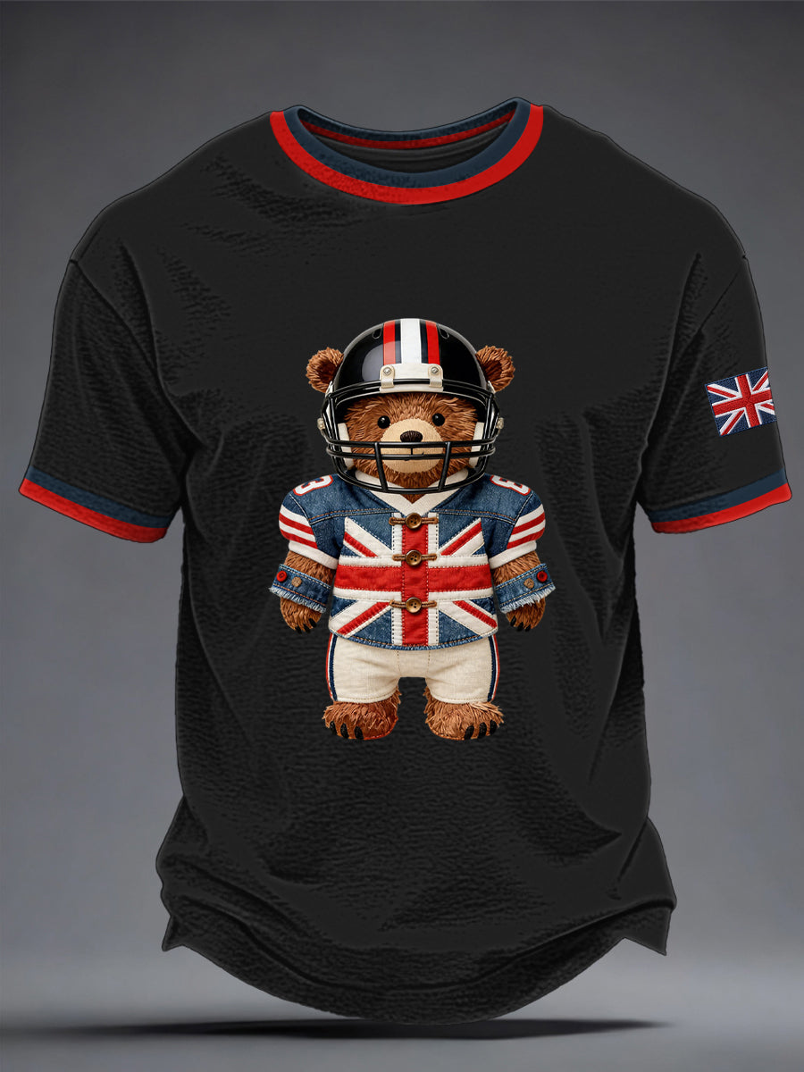 Men's British Rugby Printed T-shirt