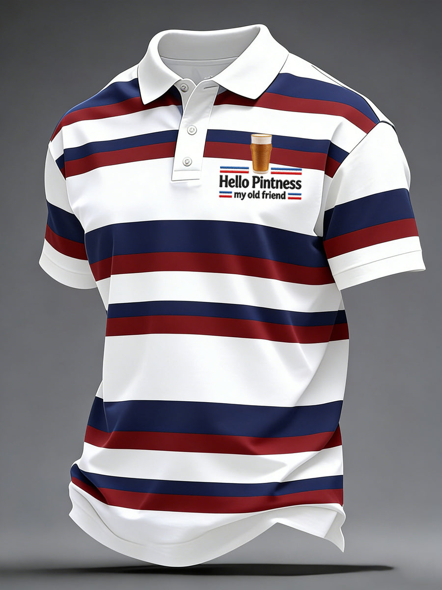 Men's Hello Pintness My Old Friend Printed Shirt