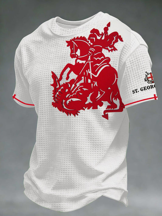 Men's St George's Day Waffle Short Sleeve Tee
