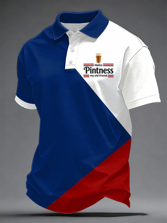 Men's Hello Pintness My Old Friend Printed Shirt